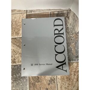 1998 Honda Accord 4 Door Service‎ Manual Maintenance Repair Shop Guide Book